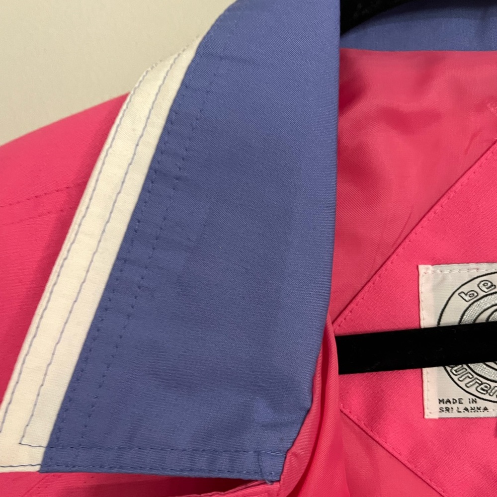 80s Light Pink Purple White Cotton Jacket by Be In The Current Scene medium - Picture 3 of 11